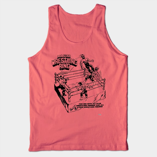 All Star Wrestling Ring! Tank Top by E5150Designs